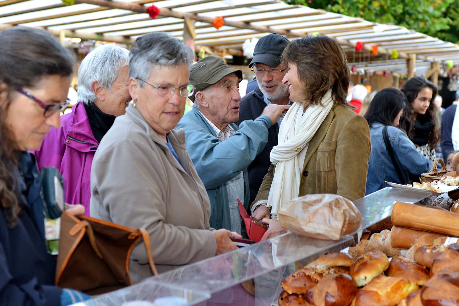 Christien Bulliard-Marbach au marché